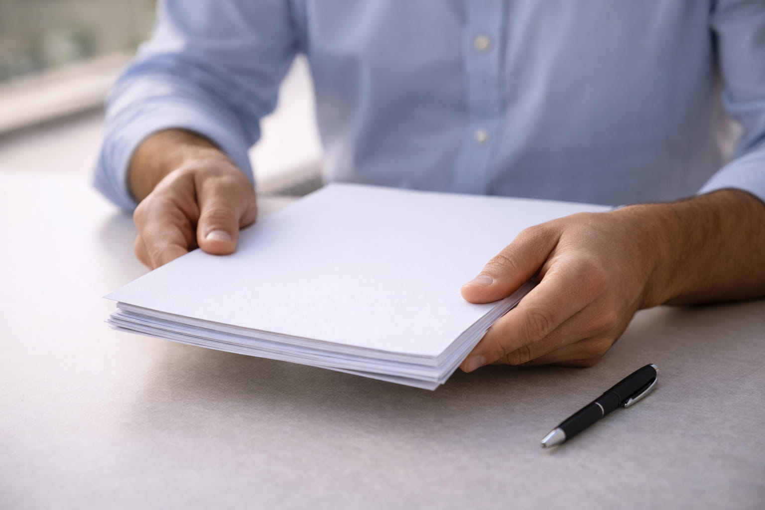 Documentación preparada para solicitar valoración y vender un terreno o parcela