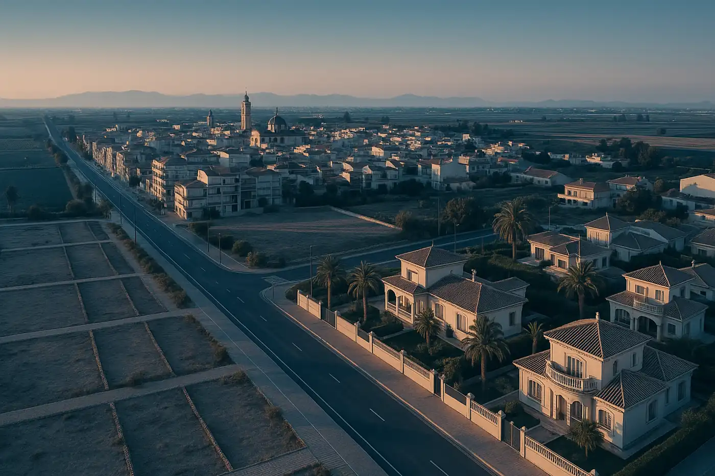 Entorno urbano y parcelas en Dolores Alicante con suelo residencial en una zona bien conectada de la Vega Baja