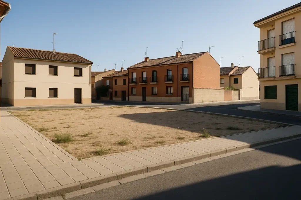Solar urbano en venta en España con enfoque visual profesional para propietarios