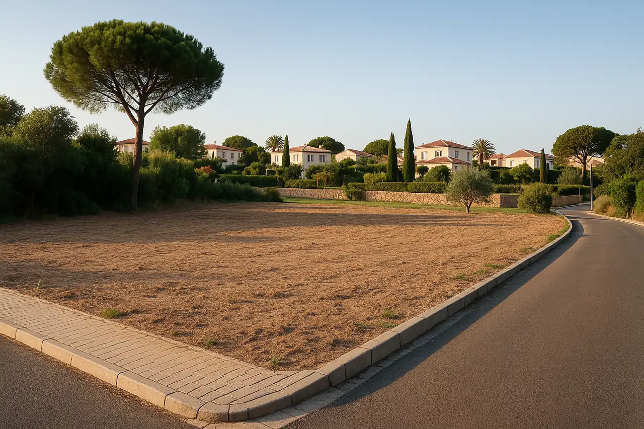 Terreno en venta con acceso claro, entorno visible y presentación cuidada para atraer compradores