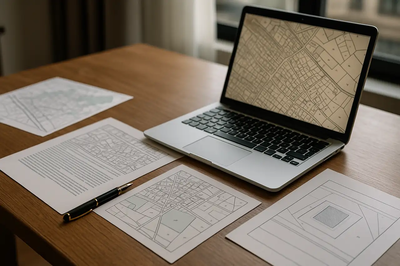 Nota simple, escritura y catastro de un terreno revisados antes de comprar