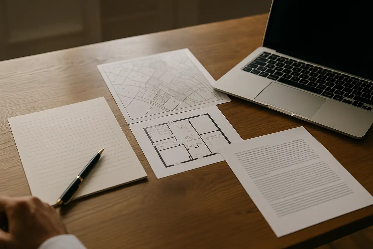 Escritura, nota simple y documentos útiles para defender el precio de un terreno