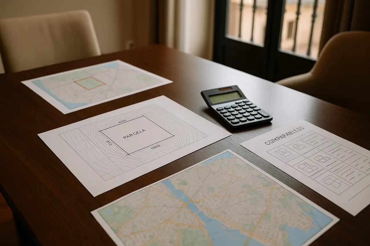 Análisis profesional del precio de un terreno que no recibe ofertas serias