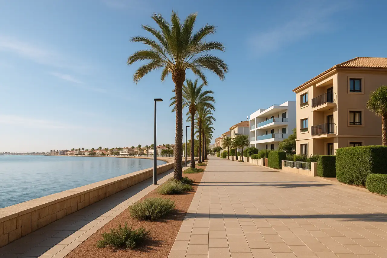 Entorno de San Pedro del Pinatar con mar, paseo y zonas residenciales de alta demanda