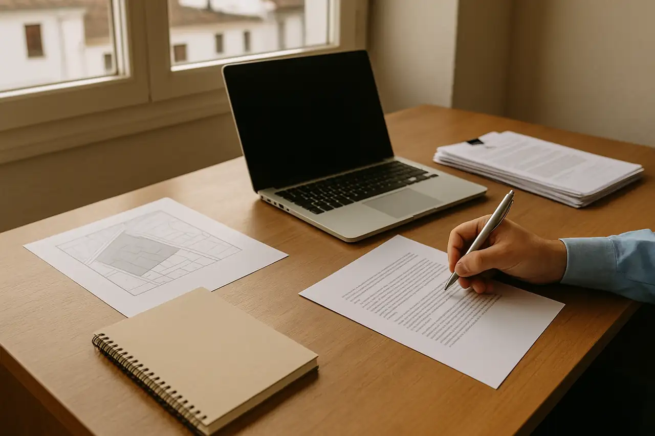 Escritura, nota simple y documentación útil para vender un terreno a particular o promotora