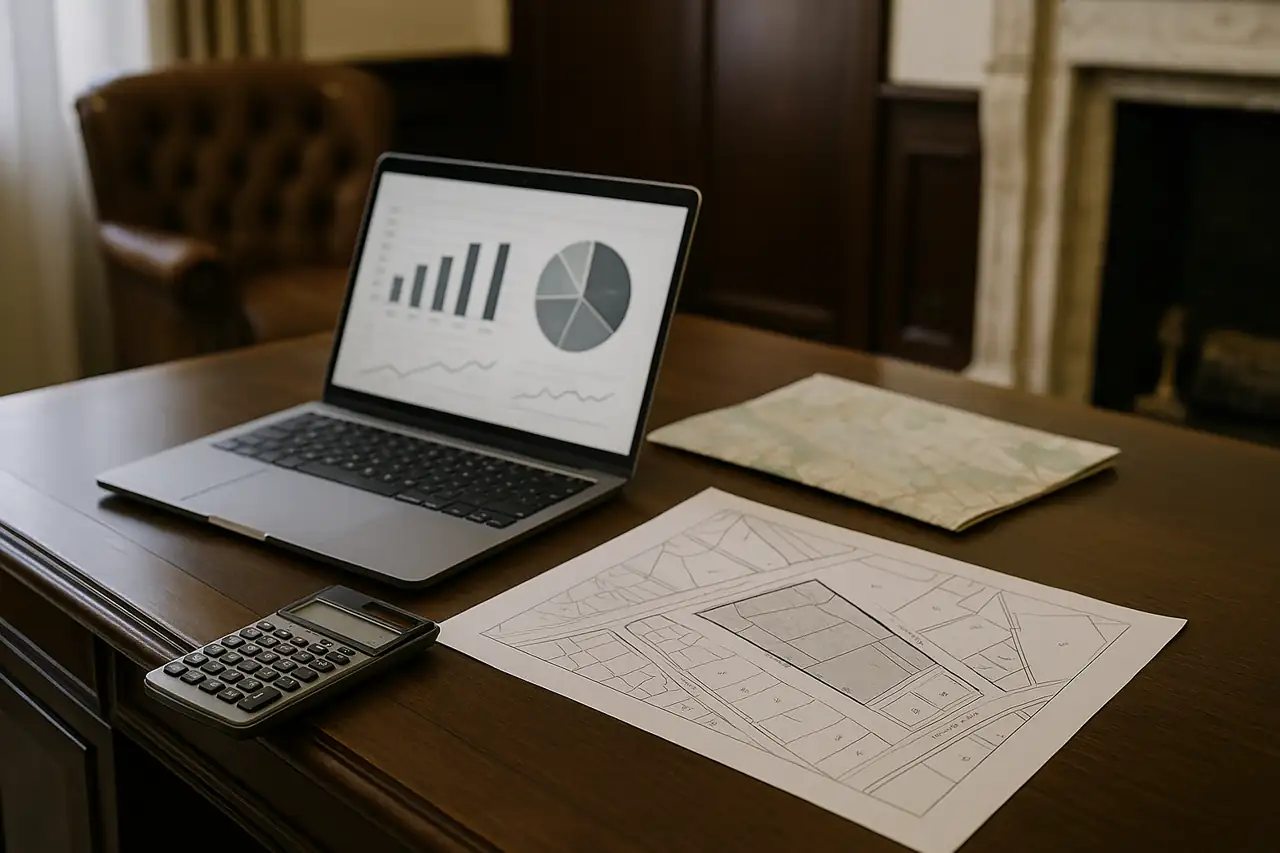 Análisis de precio y comparables para vender un terreno heredado con criterio