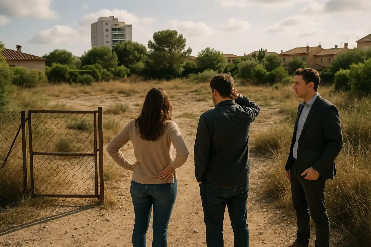 Visita a terreno con compradores pero con preparación visual mejorable