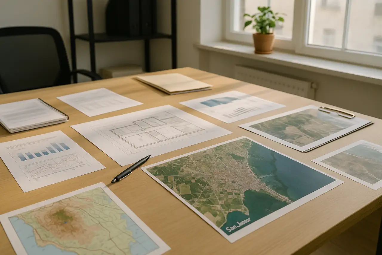 Documentación y análisis profesional para valorar un terreno en San Javier