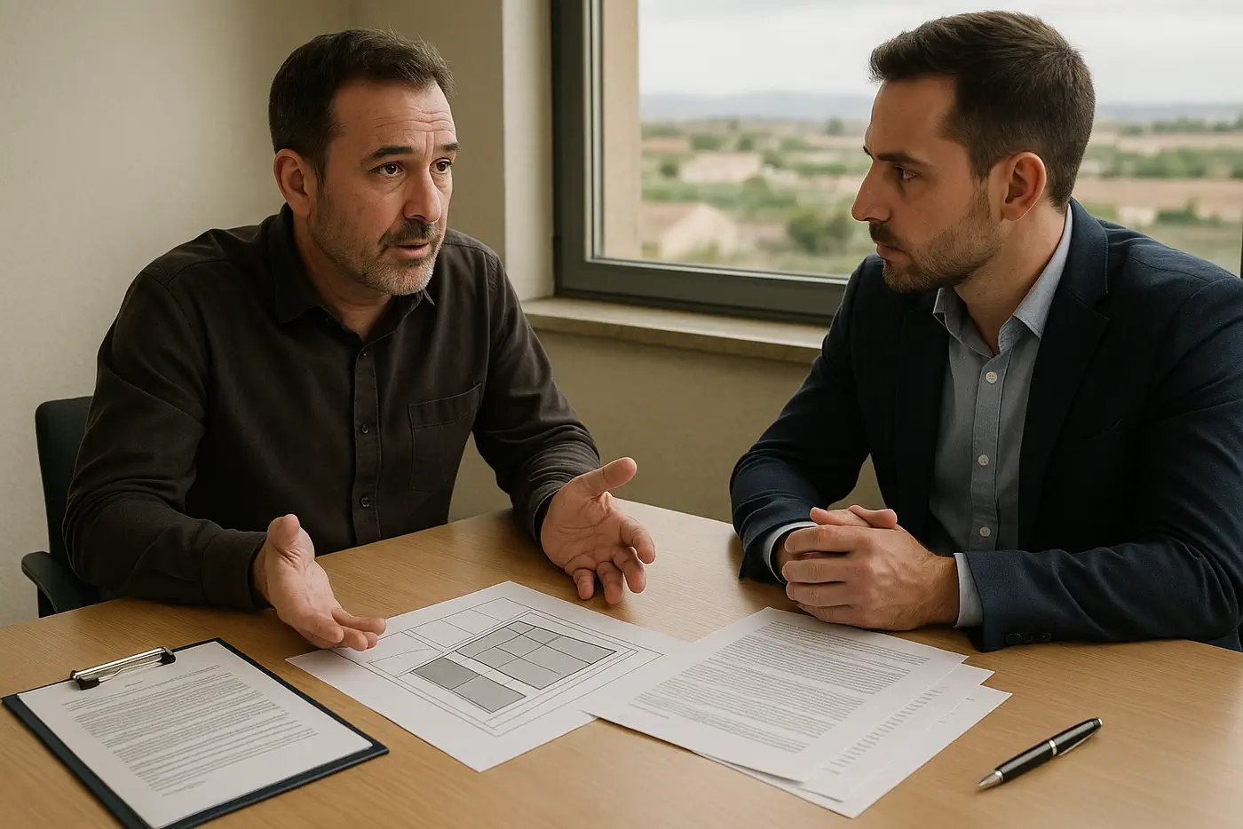 Reunión profesional para vender terreno en Almoradí con comprador cualificado