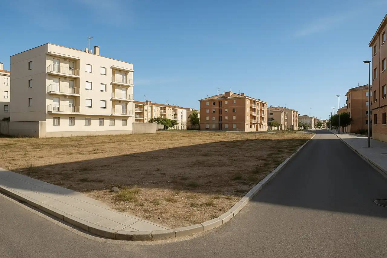 Solar edificable en zona urbana consolidada con servicios cercanos