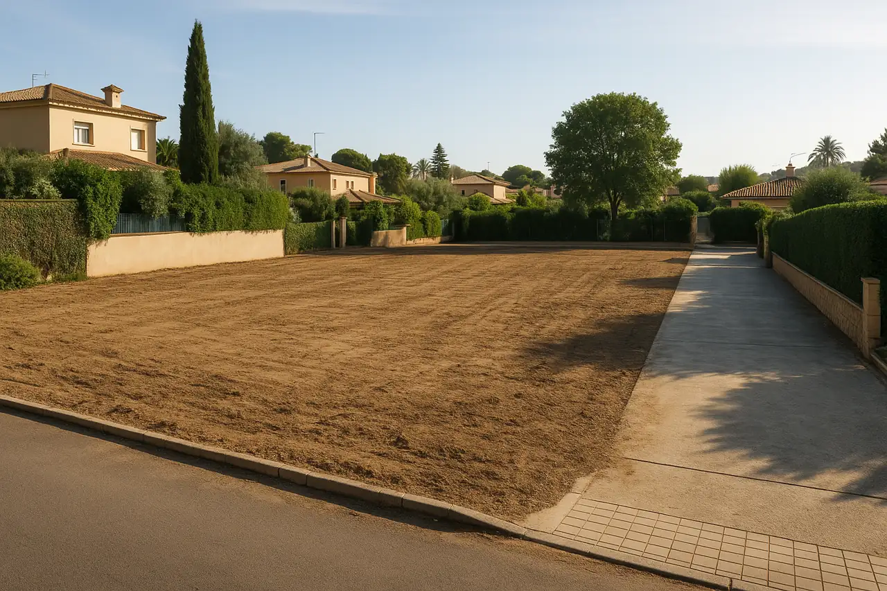 Terreno limpio y bien presentado listo para la venta